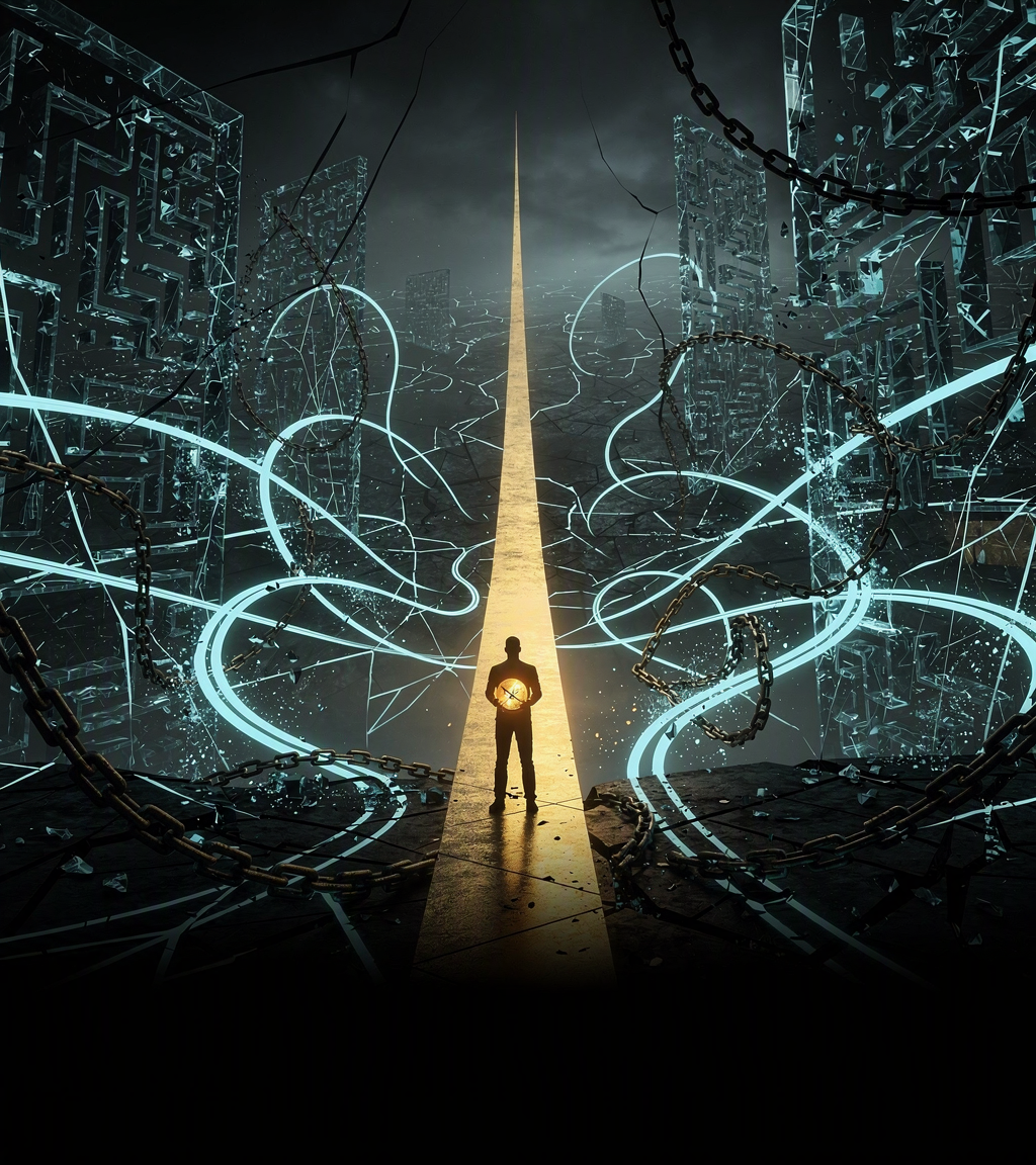 Recover agency conceptual artwork